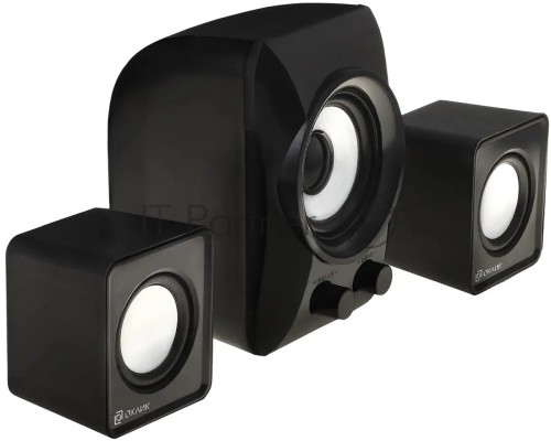 Колонки Oklick OK-420 2.1 черный 11Вт