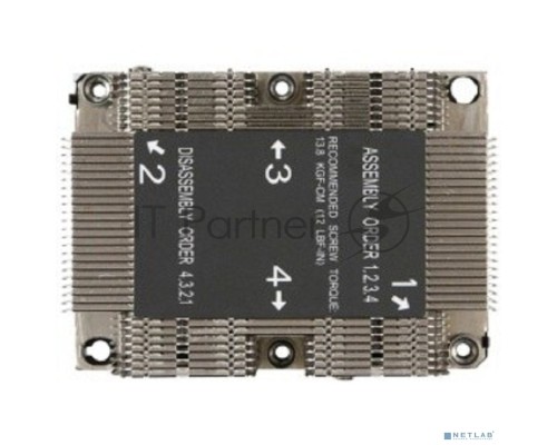 Радиатор Supermicro SNK-P0068PS 2U Passive CPU HS for X11 Purley, Narrow Retention Mechanism