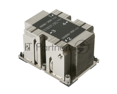 Радиатор Supermicro SNK-P0068PS 2U Passive CPU HS for X11 Purley, Narrow Retention Mechanism