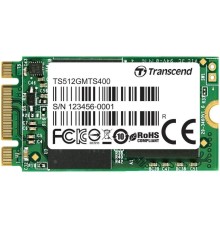 Твердотельный диск 512GB Transcend MTE400S, 3D TLC NAND, M.2 2242 ,PCI-E 4x [ R/W - 2000/900 MB/s]