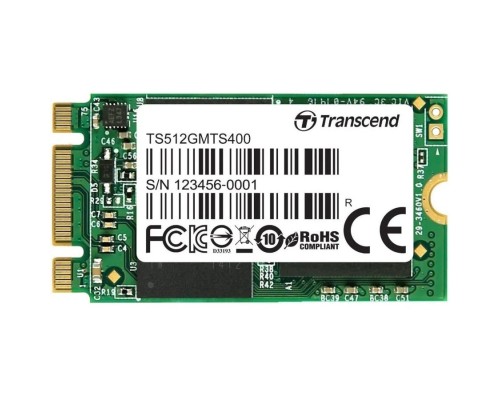 [накопитель] Твердотельный диск 512GB Transcend MTE400S, 3D TLC NAND, M.2 2242 ,PCI-E 4x [ R/W - 2000/900 MB/s]