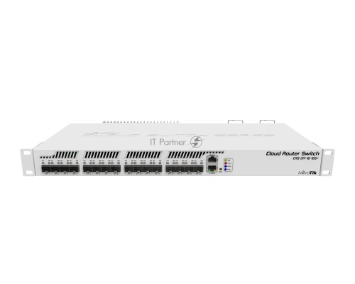 Коммутатор MikroTik CRS317-1G-16S+RM 16х SFP+, 1х 1G RJ45, SwOS или RouterOS