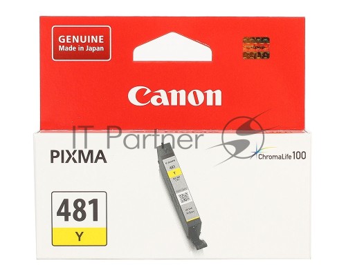 Картридж Canon CLI-481 Y EMB жёлтый (257 стр.) для Canon TS6140/TS8140/TS9140/TR8540