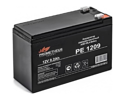 [Прометей Энерджи] Prometheus Energy PE1209 (12V 9,2Ah) аккумулятор свинцово-кислотный