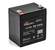 Prometheus Energy PE1205L (12V 5Ah) аккумулятор свинцово-кислотный {срок службы 10 лет}