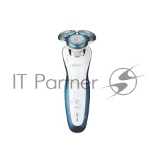 Бритва Centek CT-2163 (серебр) ротор, +ВЛАЖНОЕ БРИТЬЁ, 3 плав.головки, 2-йные лезвия, до 40 мин. раб