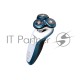Бритва Centek CT-2163 (серебр) ротор, +ВЛАЖНОЕ БРИТЬЁ, 3 плав.головки, 2-йные лезвия, до 40 мин. раб