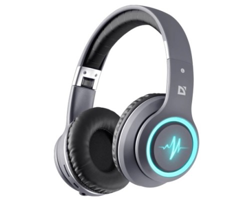 [Наушники] Defender FreeMotion B571 серый, LED, Bluetooth 