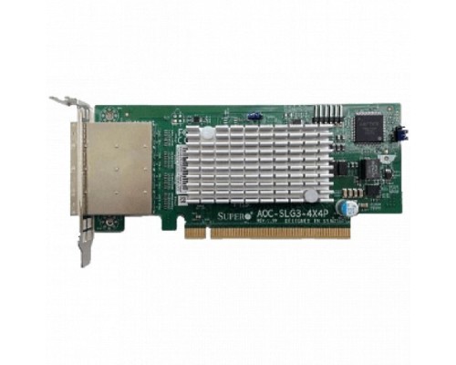 [Опция к серверу] Supermicro AOC-SLG3-4X4P-O 