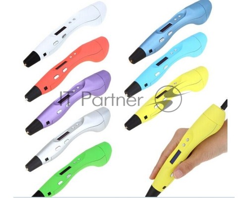 Ручка 3D Cactus CS-3D-PEN-E-RD PLA ABS LCD красный