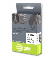 Картридж ленточный Cactus CS-TZ641 черный для Brother 1010/1280/1280VP/2700VP