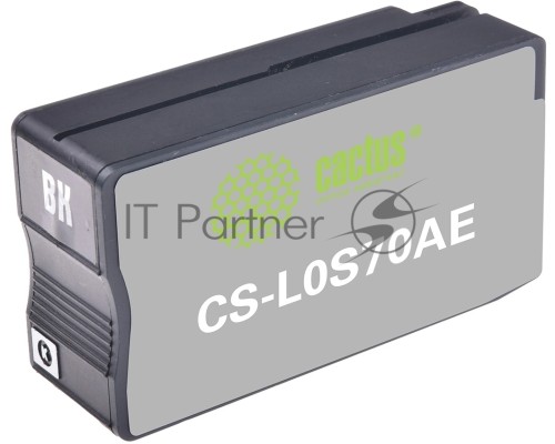Картридж струйный Cactus CS-L0S70AE №953XL черный (8мл) для HP OJ Pro 7740/8210/8218/8710/8715