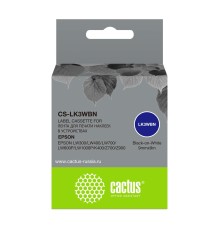 Картридж ленточный Cactus CS-LK3WBN черный для Epson LW300/LW400/LW700/LW600P/LW1000P