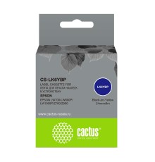 Картридж ленточный Cactus CS-LK6YBP черный для Epson LW700/LW600P/LW1000P/Z700/Z900
