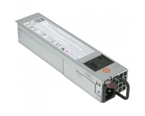 [Supermicro Блоки питания и опции] Supermicro PWS-609P-1R2  1U, platinum efficiency, 600W, AC input: 100-127/200-240Vac