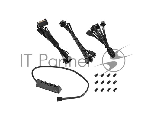 Вентилятор DEEPCOOL RF120 (3 IN 1) RGB 120x120x25мм (16шт./кор, 3xRF120, PWM, пит. от мат.платы и БП, RGB подсветка, 500-1500об/мин) Retail