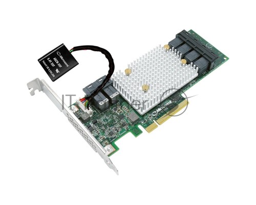 Контроллер Microsemi Adaptec SmartRAID 3152-8i Single,8 internal port,PCIe Gen3 ,x8,2 GB DDR4,RAID 0/1/10,RAID 5/6/50/60,FlexConfig,maxCache 4.0