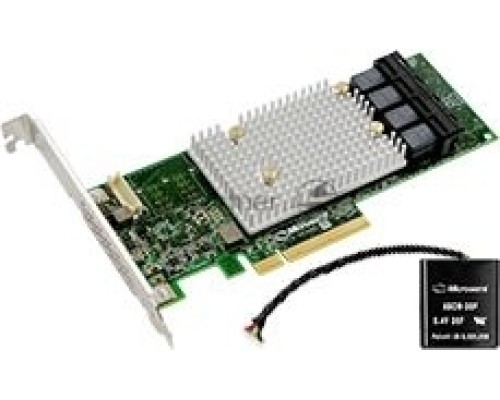 Контроллер Microsemi Adaptec SmartRAID 3154-16i Single,16 internal ports,PCIe Gen3 ,x8,4 GB DDR4,RAID 0/1/10,RAID 5/6/50/60,FlexConfig,maxCache 4.0