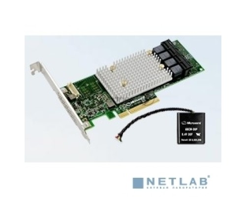 Контроллер Microsemi Adaptec SmartRAID 3154-16i Single,16 internal ports,PCIe Gen3 ,x8,4 GB DDR4,RAID 0/1/10,RAID 5/6/50/60,FlexConfig,maxCache 4.0