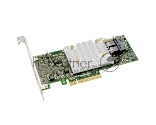 Контроллер Microsemi Adaptec SmartRAID 3154-8e Single,8 external ports,PCIe Gen3 ,x8,4 GB DDR4,RAID 0/1/10,RAID 5/6/50/60,FlexConfig,maxCache 4.0