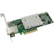 Контроллер Microsemi Adaptec SmartRAID 3154-8e Single,8 external ports,PCIe Gen3 ,x8,4 GB DDR4,RAID 0/1/10,RAID 5/6/50/60,FlexConfig,maxCache 4.0