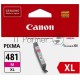 Картридж Canon CLI-481XL M EMB для TS6140/TS8140/TS9140/TR8540. Пурпурный. 466 страниц.