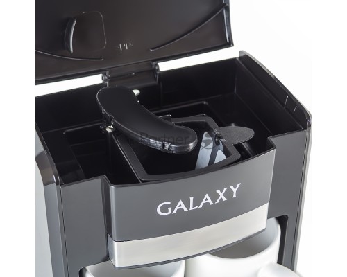 Кофеварка капельная Galaxy Line GL 0708 черный, исп. кофе - молотый, 0,3 л, 750 Вт.