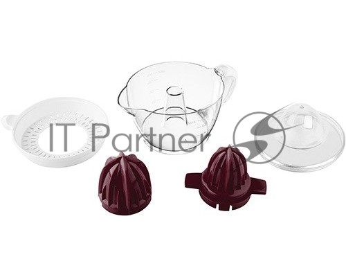 Соковыжималка цитрусовая Scarlett SC-JE50C06 25Вт рез.сок.:700мл. белый/коричневый