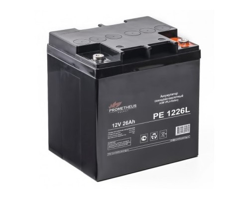 [Прометей Энерджи] Prometheus Energy PE1226L (12V 26Ah) аккумулятор свинцово-кислотный {срок службы 10 лет}