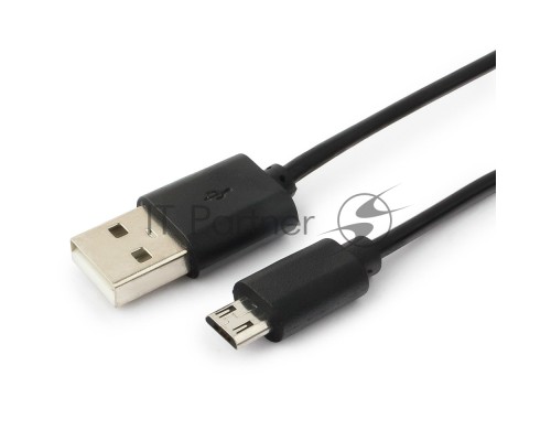 Кабель Cablexpert USB 2.0 Pro, AM/microBM 5P, 1.8м, витой, черный, пакет (CC-mUSB2C-AMBM-6)