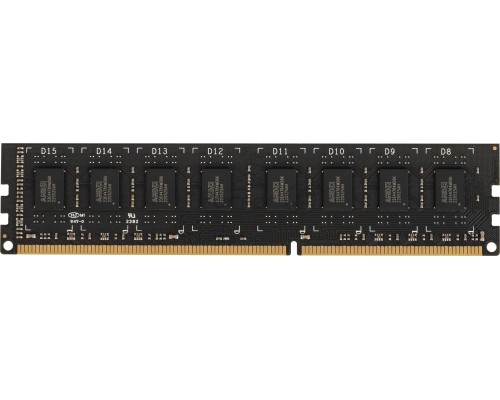 Оперативная память AMD 8GB DDR3 1600MHz Radeon™ DIMM R3 Value Series Black R538G1601U2S-U Non-ECC, CL9, 1.5V, Retail