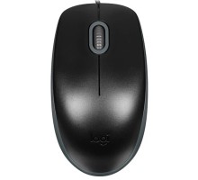 910-005502 Мышь Logitech M110 Silent Black [бесшумная, оптическая, 1000dpi, USB, 1.8м] 