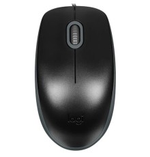 910-005502 Мышь Logitech M110 Silent Black [бесшумная, оптическая, 1000dpi, USB, 1.8м] 