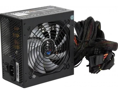 Блок питания Aerocool ATX 750W KCAS-750G 80+ gold (24+4+4pin) APFC 120mm fan color LED 7xSATA RTL