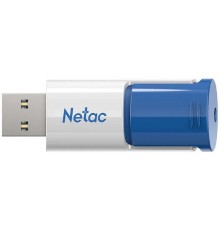 Netac USB Drive 512GB U182 Blue  <NT03U182N-512G-30BL>, USB3.0, сдвижной корпус, пластиковая бело-синяя