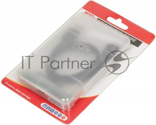 Внешний корпус для HDD/SSD AgeStar 3UBCP3 SATA пластик белый 2.5
