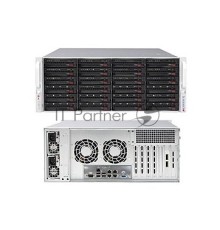 Платформа SuperMicro 6049P-E1CR24L noCPU(2)Scalable/TDP 70-205W/ no DIMM(16)/ 3008RAID HDD(24)LFF/ 2x10Gbe/ 5xFH/ 2x1200W