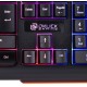 Клавиатура Oklick 717G черный/серый USB Multimedia LED