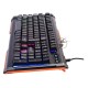 Клавиатура Oklick 717G черный/серый USB Multimedia LED