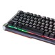Клавиатура Oklick 717G черный/серый USB Multimedia LED