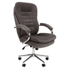 Кресло Chairman Home 795 Россия ткань Т-55 серый N (7116608)