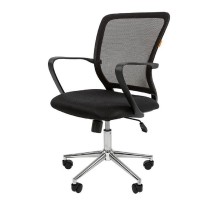 Офисное кресло Chairman    698   Россия     TW-01  черный хром new (7077478)