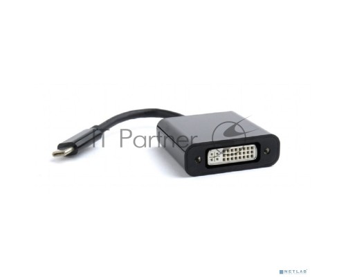 Переходник Cablexpert USB Type-C/DVI, 15см, пакет (A-CM-DVIF-01) Переходник Cablexpert USB Type-C/DVI, 15см, пакет (A-CM-DVIF-01)