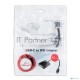 Переходник Cablexpert USB Type-C/DVI, 15см, пакет (A-CM-DVIF-01)