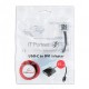 Переходник Cablexpert USB Type-C/DVI, 15см, пакет (A-CM-DVIF-01)