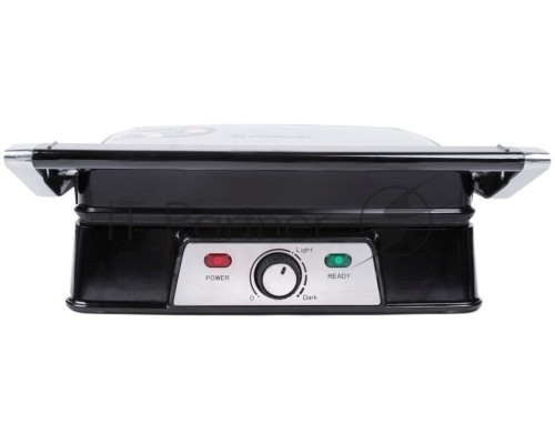 Электрический пресс-гриль Endever Grillmaster 220, серебристый/черный