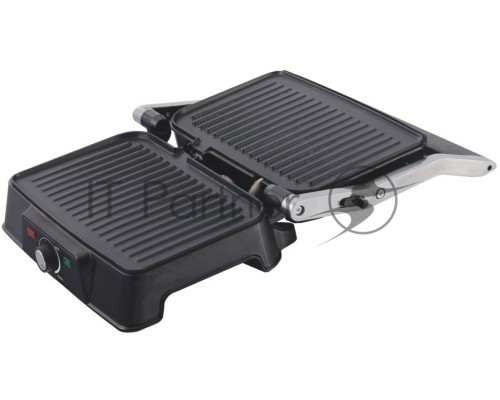 Электрический пресс-гриль Endever Grillmaster 220, серебристый/черный
