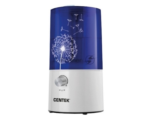 Увлажнитель ультразвуковой CENTEK СТ-5101 синий Ультразвуковой увлажнитель воздуха Centek СТ-5101 синий (синий) 2.5Л, до 12 ЧАСОВ РАБОТЫ, на30кв.м
