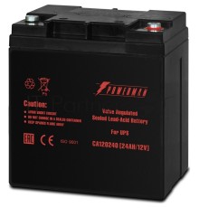 Батарея Powerman Battery CA12240, напряжение 12В, емкость 24Ач, макс. ток разряда 360А, макс. ток заряда 7.2А, свинцово-кислотная типа AGM, тип клемм M1, Д/Ш/В 166/126/174, 8.4 кг. Battery POWERMAN Battery CA12240, voltage 12V, capacity 24Ah, max. discha