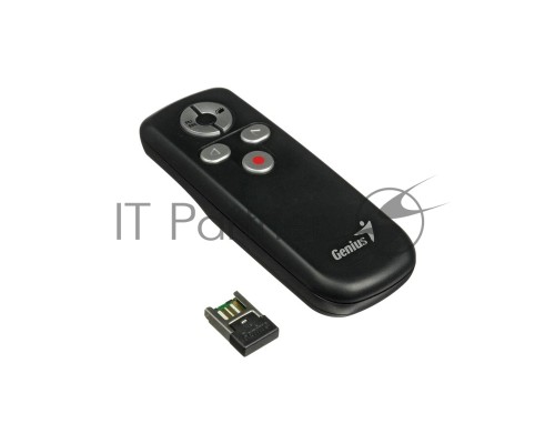 Презентер Genius Media Pointer 100 черный, радиоканал, USB, кнопки - 5